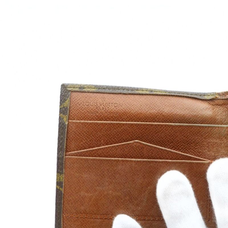 Louis Vuitton Porte Monnaie Cult Cles Trifold Wallet Leather Monogram