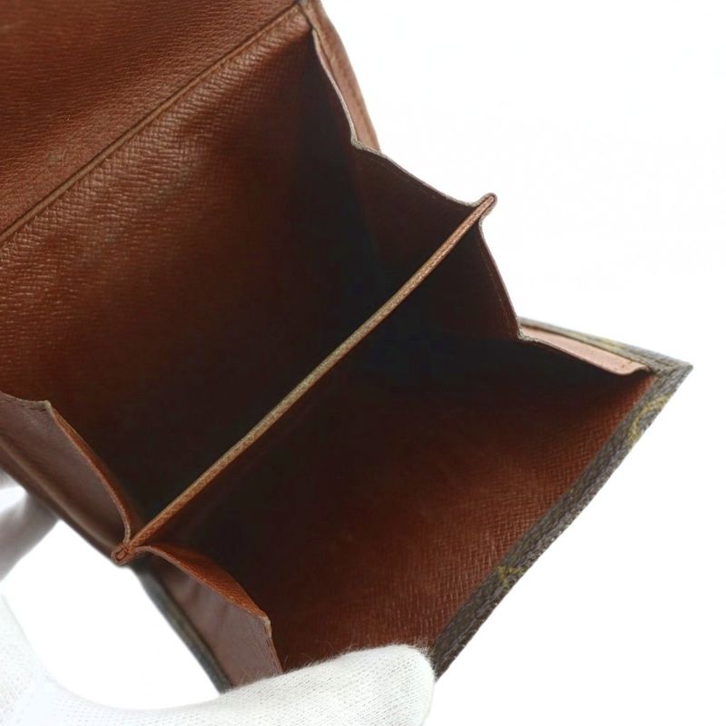 Louis Vuitton Porte Monnaie Cult Cles Trifold Wallet Leather Monogram