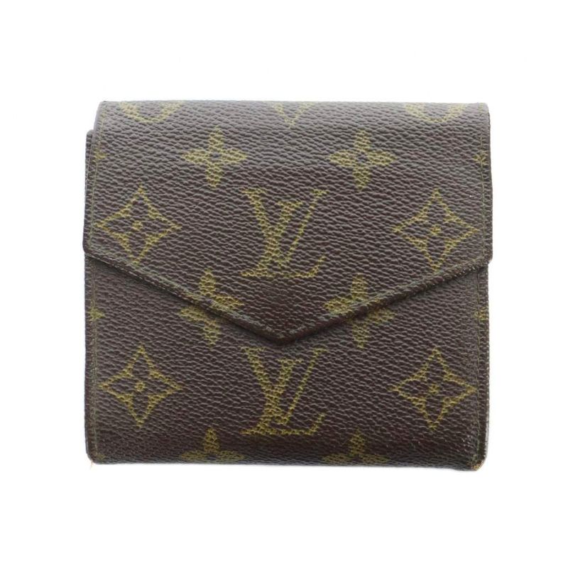 Louis Vuitton Porte Monnaie Cult Cles Trifold Wallet Leather Monogram