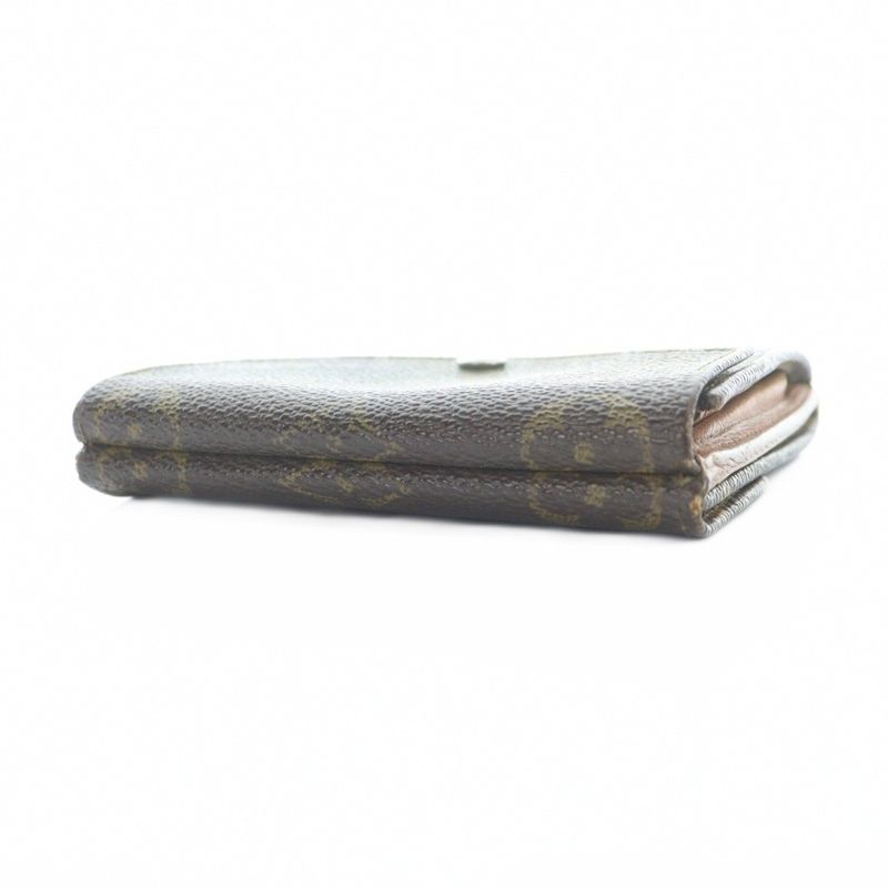 Louis Vuitton Porte Monnaie Cult Cles Trifold Wallet Leather Monogram