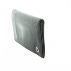 Bvlgari Wallet Bifold Coin Purse Leather Black
