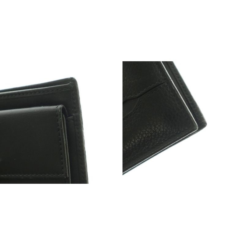 Bvlgari Wallet Bifold Coin Purse Leather