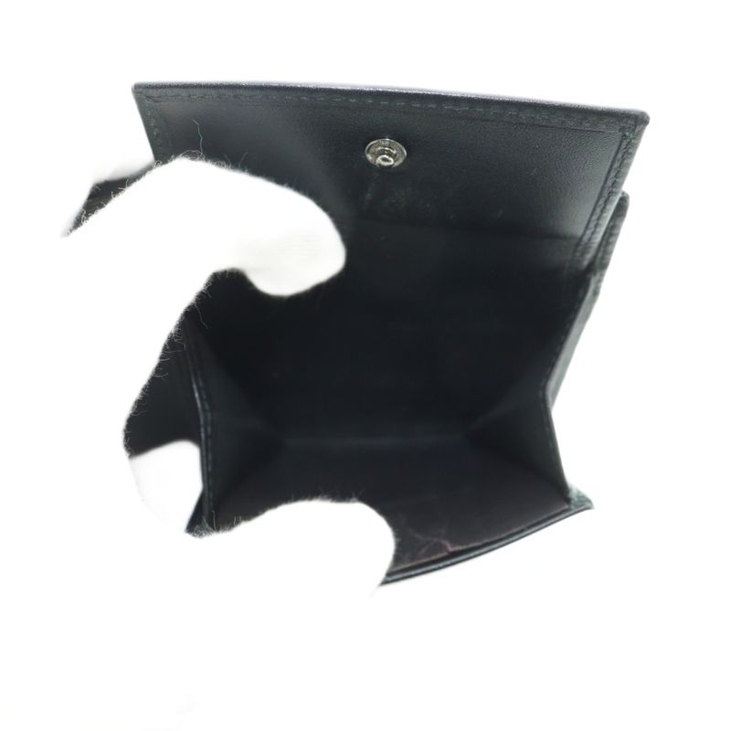 Bvlgari Wallet Bifold Coin Purse Leather