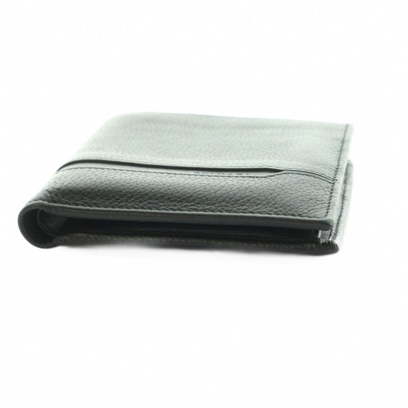 Bvlgari Wallet Bifold Coin Purse Leather