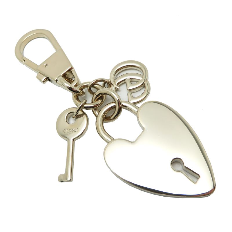 Gucci Key Holder Gold Navy