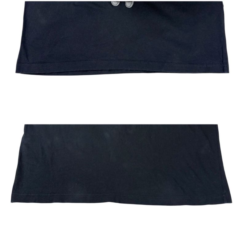 Prada T-Shirt Camouflage Back Triangle Logo Black