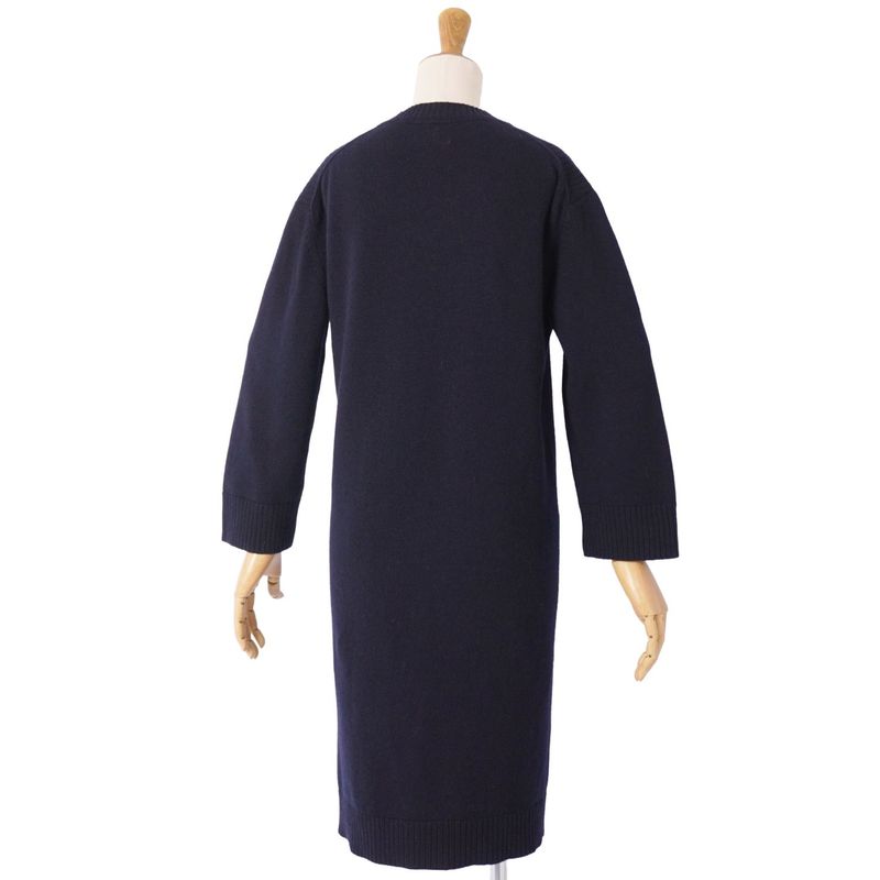 Hermes Knit Dress Long Sleeve Cashmere