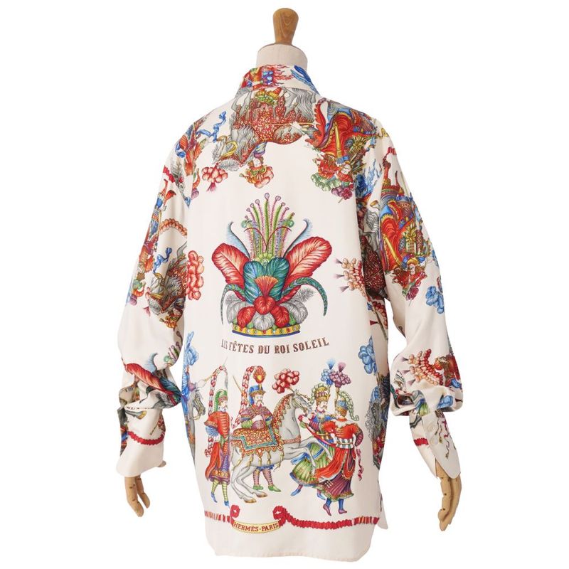 Hermes Vintage Shirt Blouse Long Sleeve Condition Description