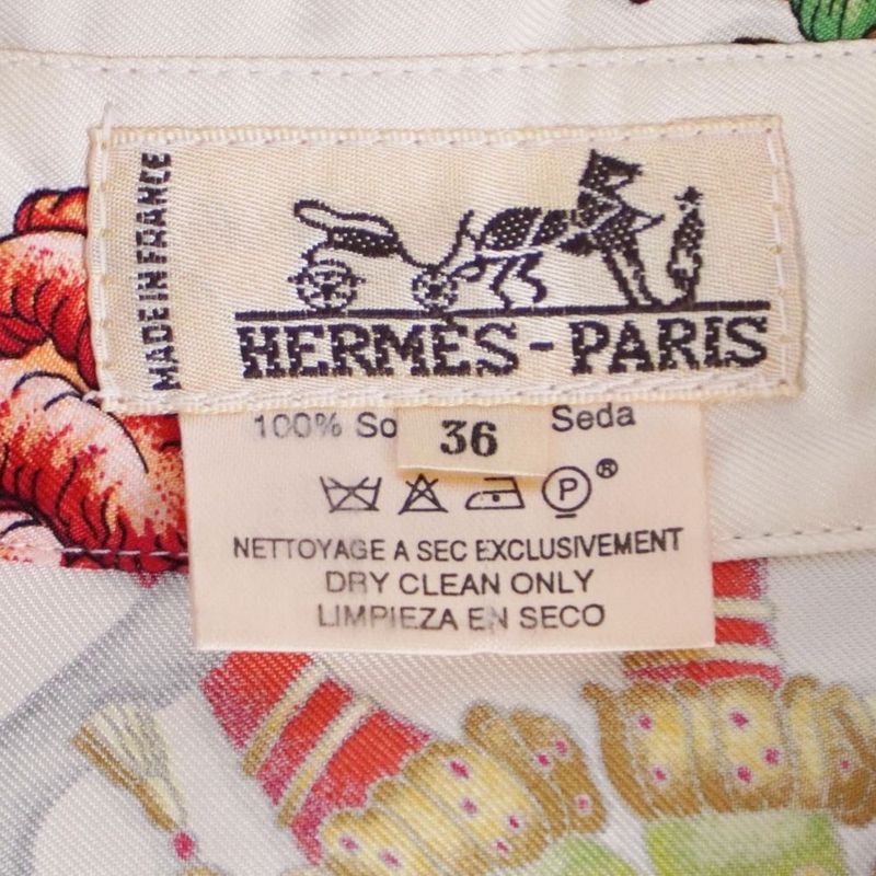 Hermes Vintage Shirt Blouse Long Sleeve Condition Description