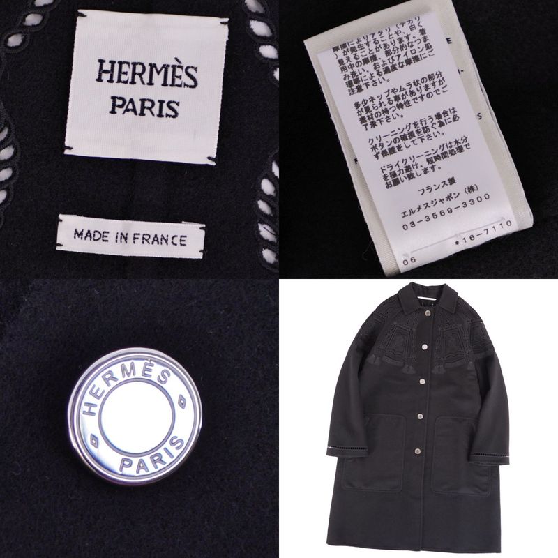 Hermes Coat Long Cashmere