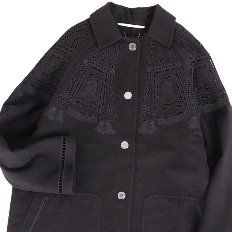 Hermes Coat Long Cashmere