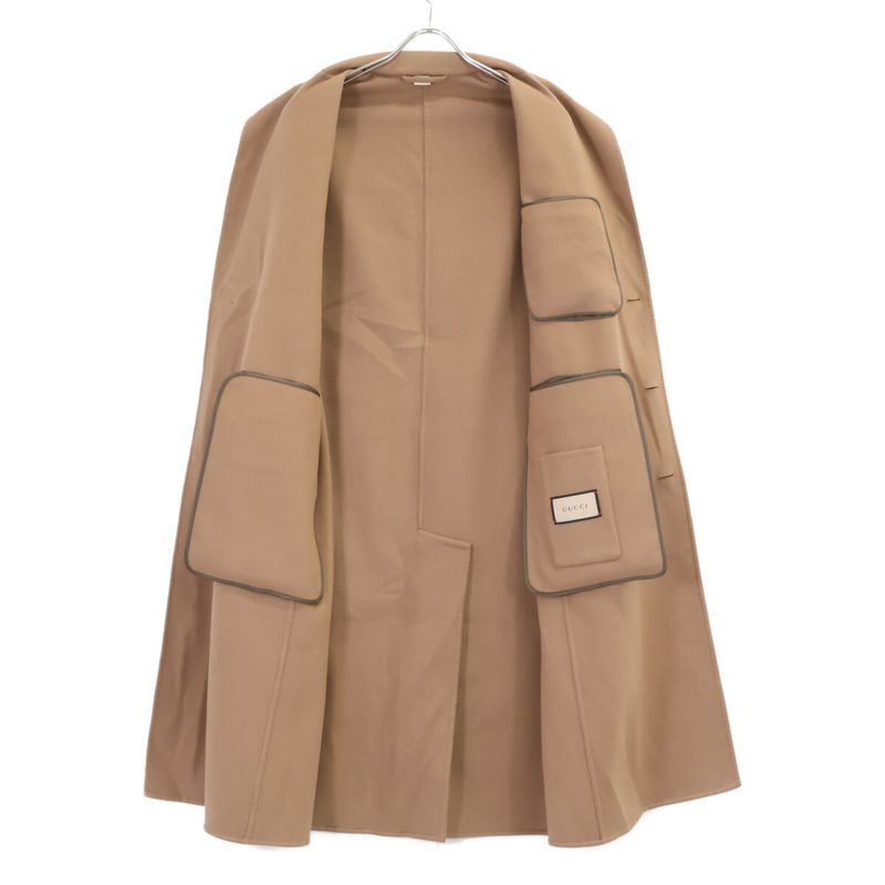 Gucci Wool Cashmere Che Star 48 Jacket ) Brown