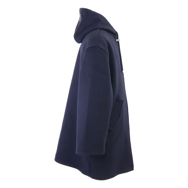Loewe Zip Up Hooded 48 Hoodie ) Navy