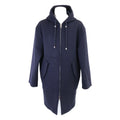 Loewe Zip Up Hooded 48 Hoodie ) Navy