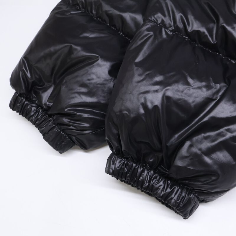 Prada Re-Nylon Cropped 2-Way Down Jacket 36 ) Black