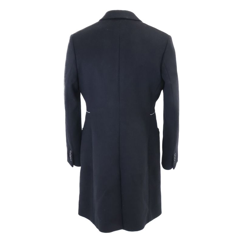 Dior Homme Virgin Wool Cashmere Double Che Star 48 Jacket ) Black