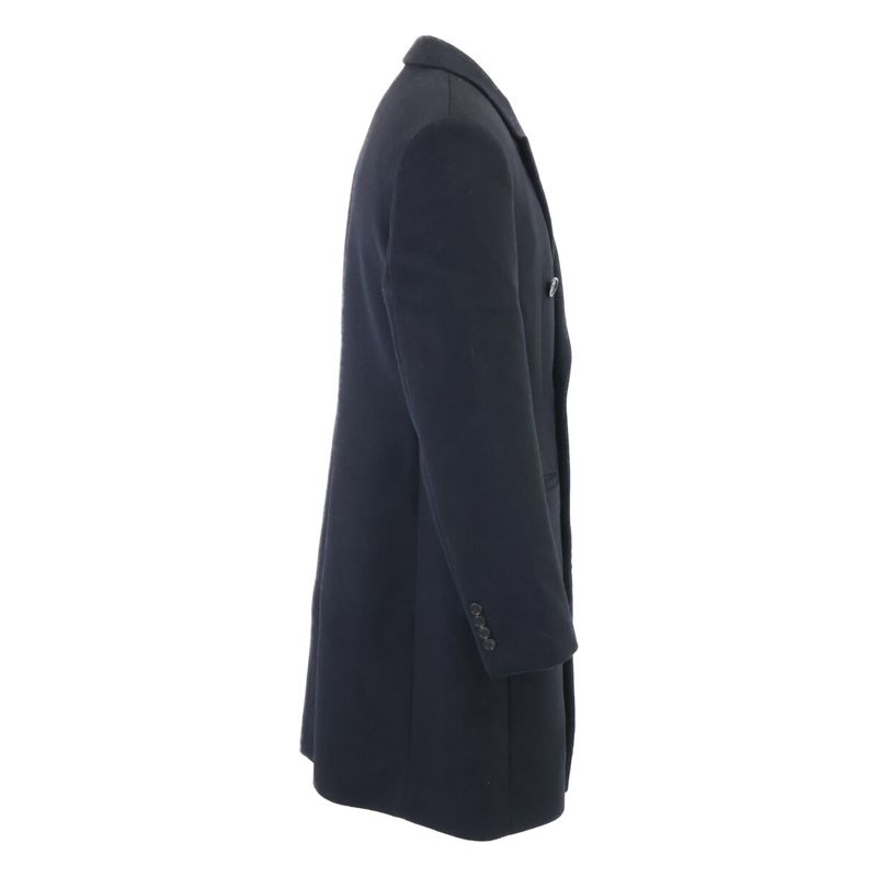 Dior Homme Virgin Wool Cashmere Double Che Star 48 Jacket ) Black