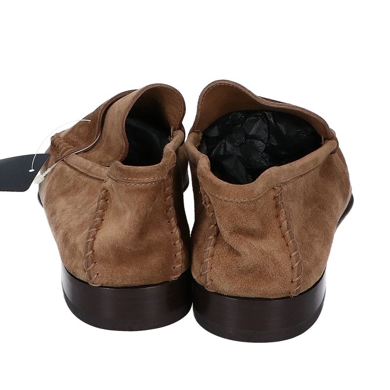 Dolce & Gabbana Suede Coin Loafer 6.5 ) Brown