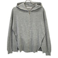 Dior Gray CD Logo Wool Silk Jacket 36 Shoulder Bag )