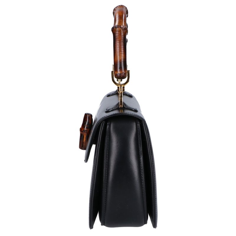 Gucci 000 01 Bamb Top Handle Bag ) Black