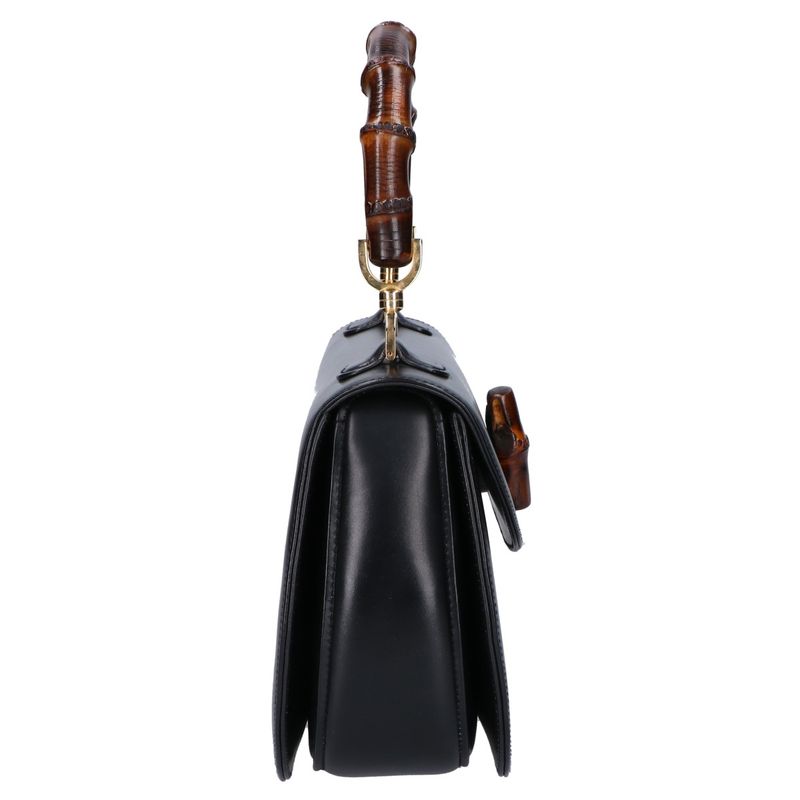 Gucci 000 01 Bamb Top Handle Bag ) Black