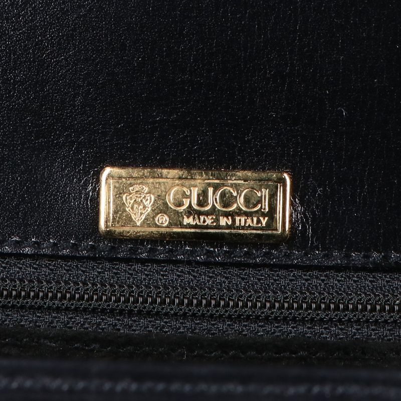 Gucci 000 01 Bamb Top Handle Bag ) Black
