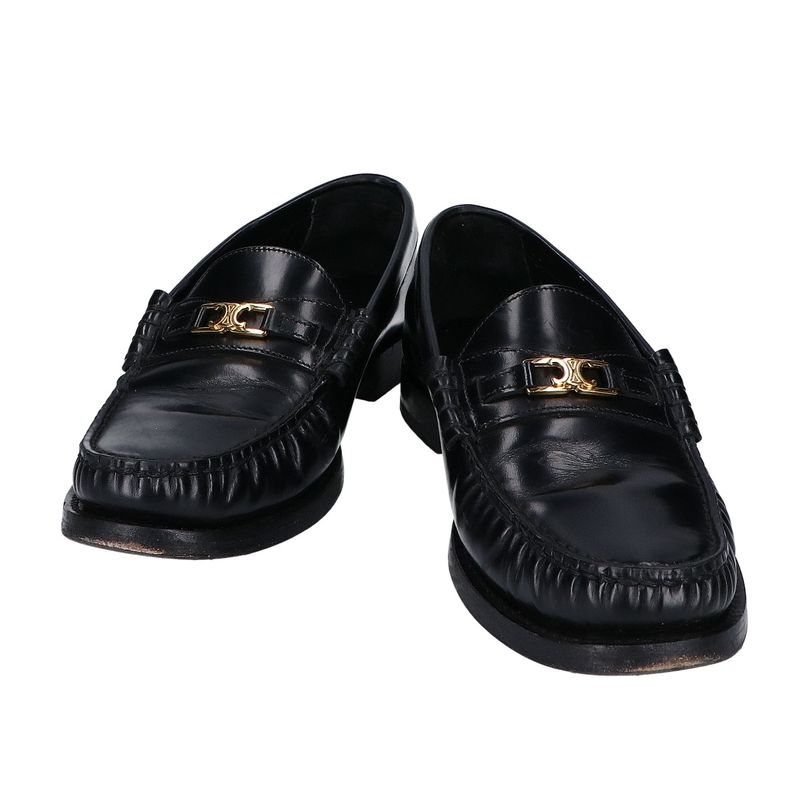 Celine Luco Triomphe Loafer 37 ) Black