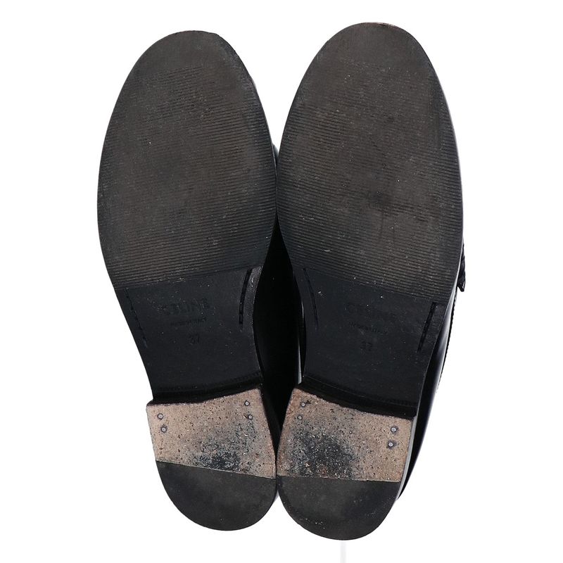Celine Luco Triomphe Loafer 37 ) Black