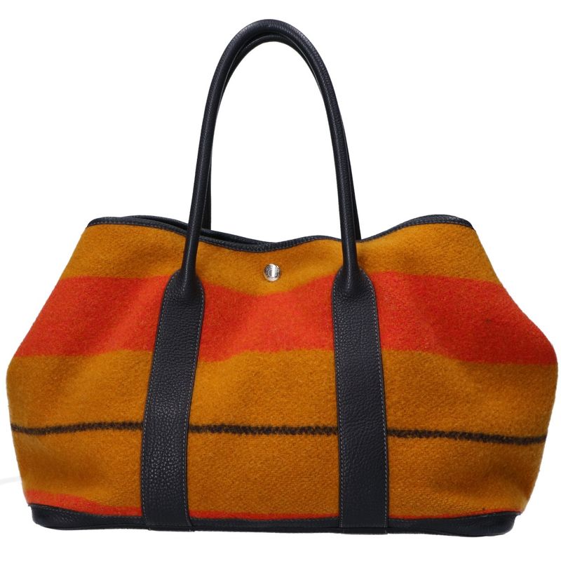 Hermes Locover le Wool Negonda Garden Party 36 Handbag