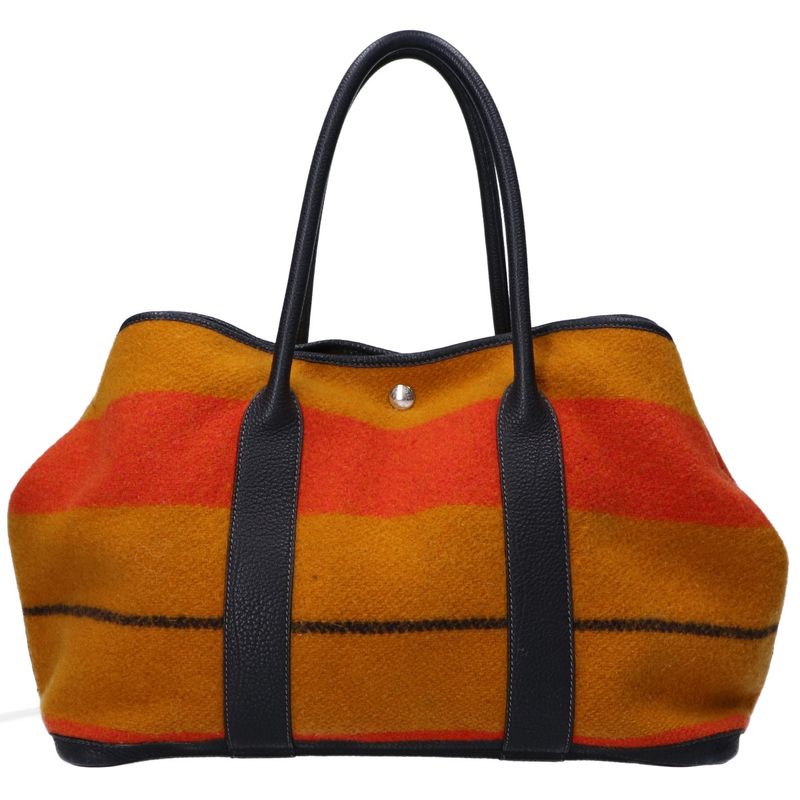 Hermes Locover le Wool Negonda Garden Party 36 Handbag