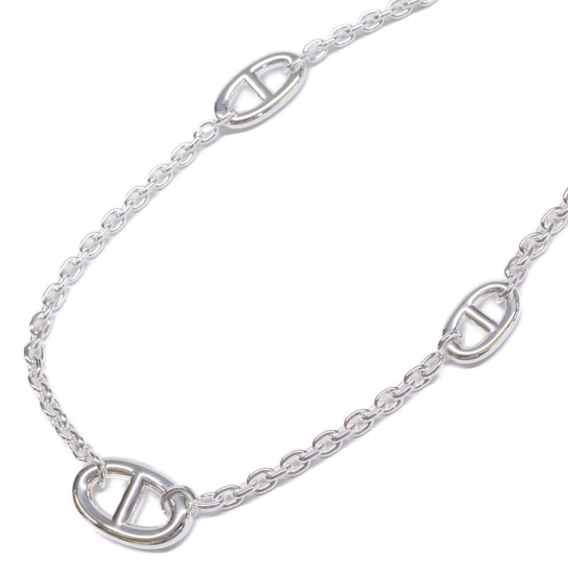 Hermes 925 Chaine D'ancre Farandole 80 Necklace