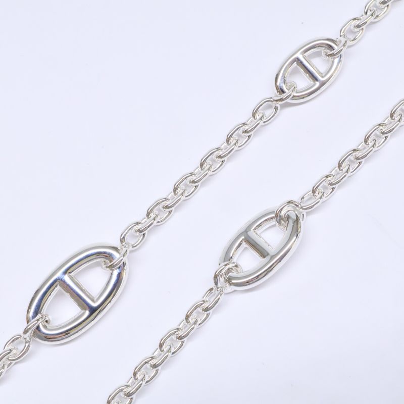Hermes 925 Chaine D'ancre Farandole 80 Necklace