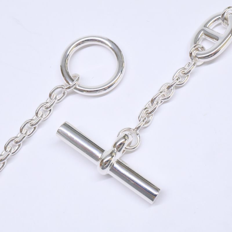 Hermes 925 Chaine D'ancre Farandole 80 Necklace