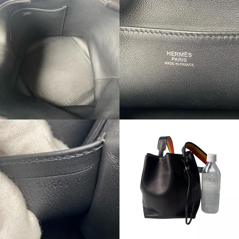 Hermes Ricol 17 Shoulder Bag Black