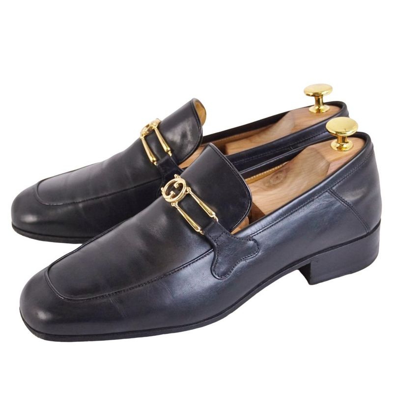 Gucci Loafers Moccasins Business Shoes Ring