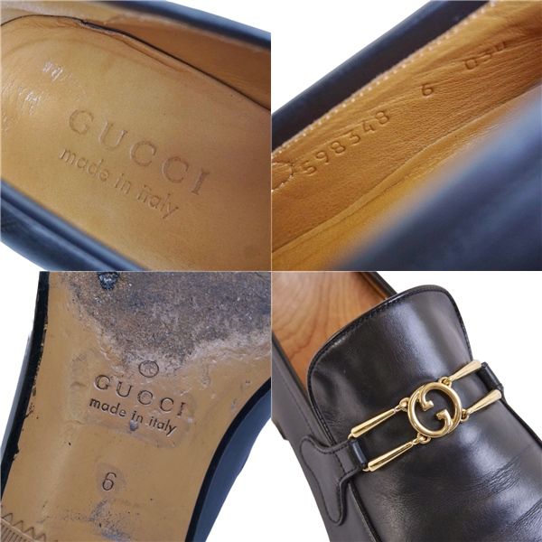 Gucci Loafers Moccasins Business Shoes Ring