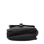Prada Crossbody Shoulder Bag Black Nylon Saffiano Leather