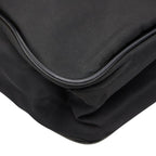 Prada Crossbody Shoulder Bag Black Nylon Saffiano Leather