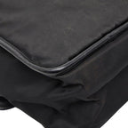 Prada Crossbody Shoulder Bag Black Nylon Saffiano Leather