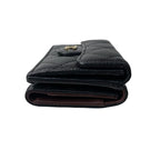 Chanel CC Logo Caviar Leather Trifold Wallet