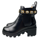 Gucci GG Marmont Side Gore Boots 36.5