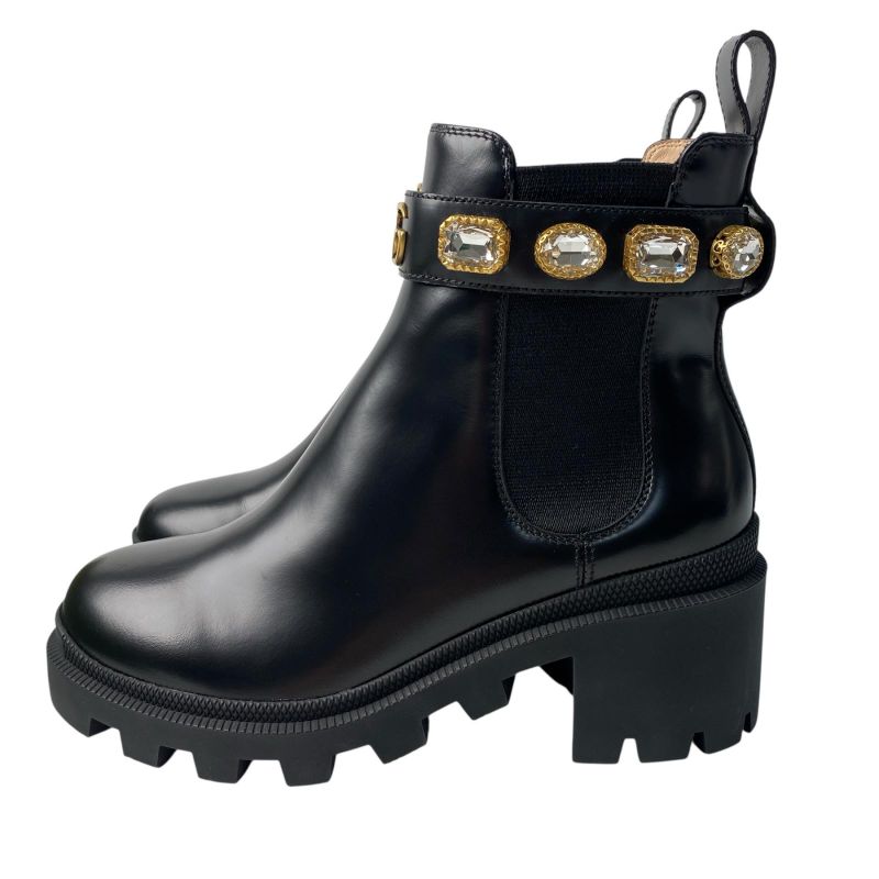 Gucci GG Marmont Side Gore Boots 36.5