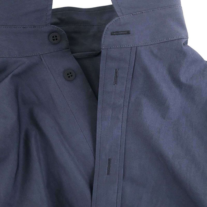 Balenciaga Mini Shirt Dress Overshirt Navy 34