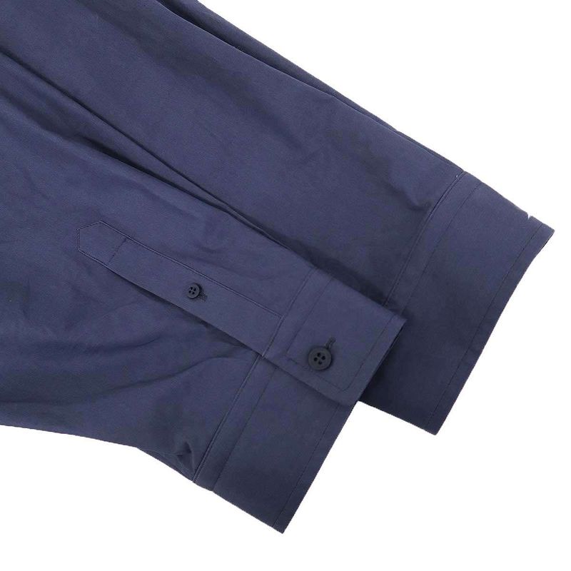 Balenciaga Mini Shirt Dress Overshirt Navy 34