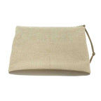 Loewe Oblong Pouch Logo Jacquard Beige