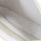 Loewe Oblong Pouch Logo Jacquard Beige