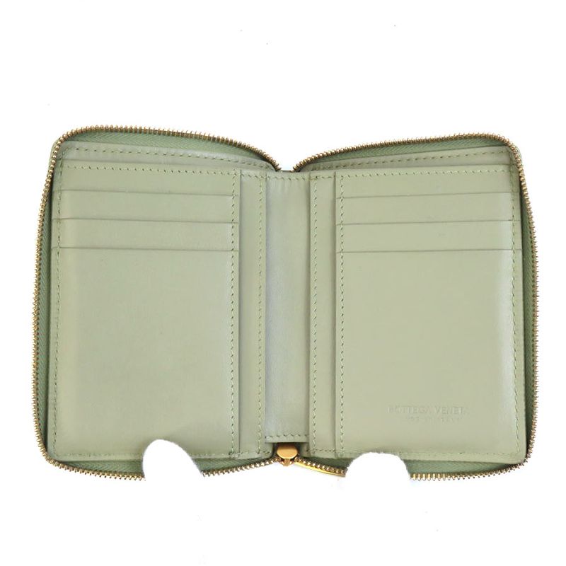 Bottega Veneta Billfold Leather Green