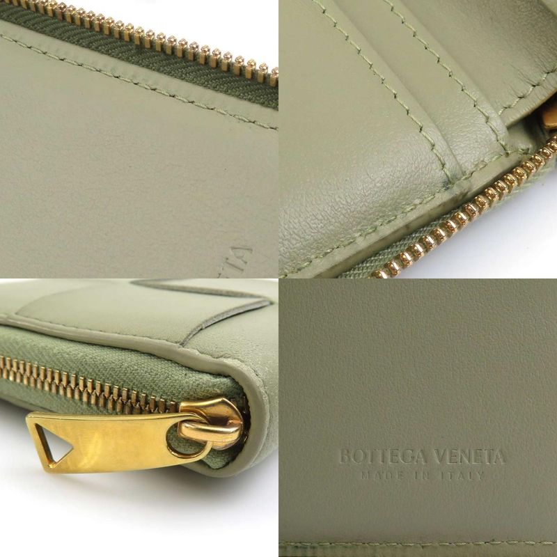 Bottega Veneta Billfold Leather Green