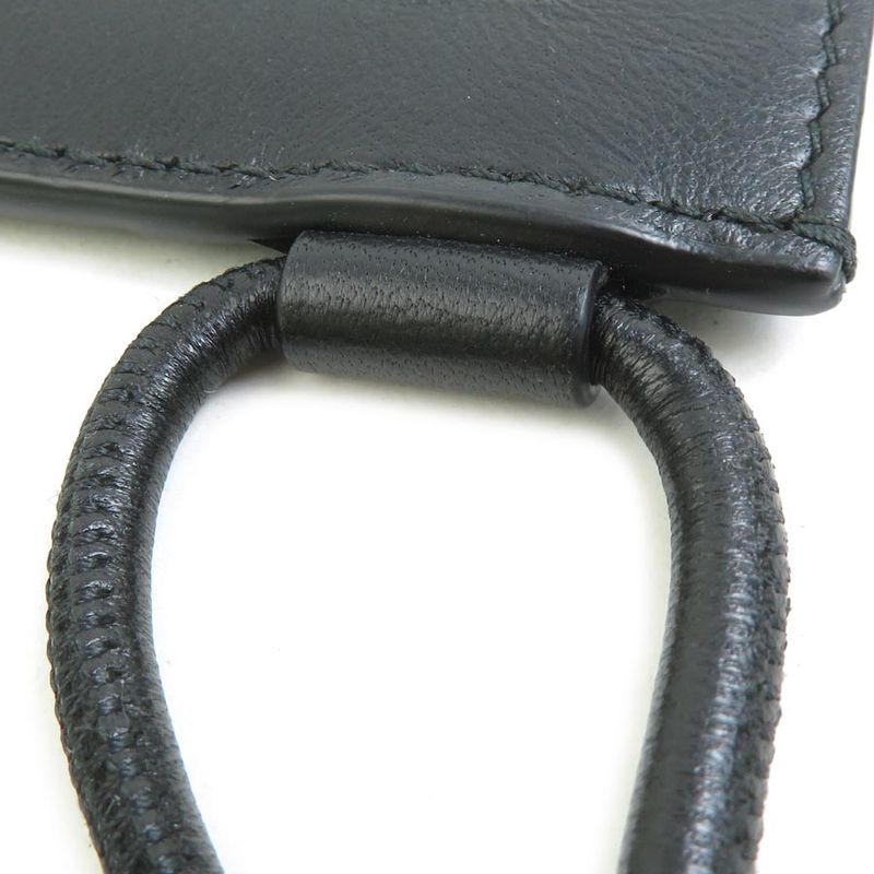 Bottega Veneta Card Case Leather Black
