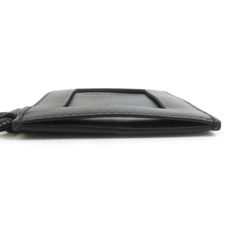 Bottega Veneta Card Case Leather Black